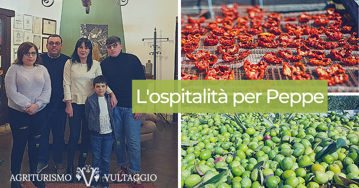 L’ospitalità siciliana per Peppe, Agriturismo Vultaggio a Misiliscemi